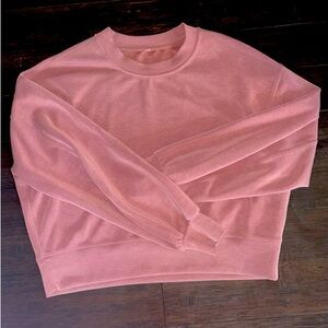 Lululemon softstreme  perfectly oversized cropped crew